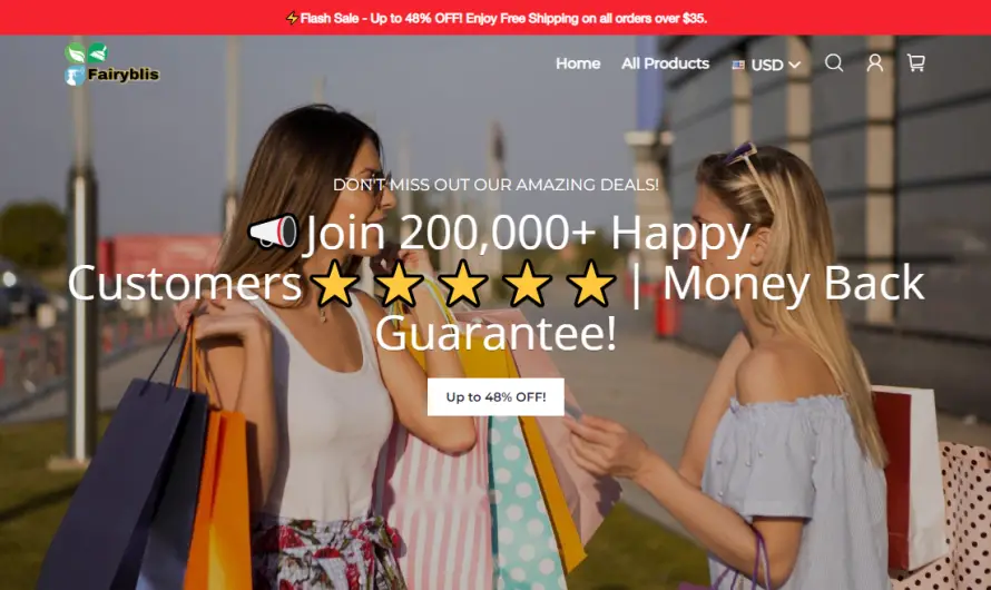 Fairyblis Review 2023: Is fairyblis.com a genuine store or pure scam? Check!