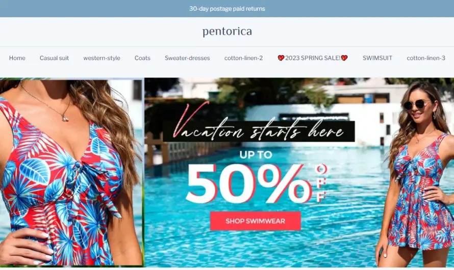 Pentorica Review 2023: Is pentorica.com a genuine fashion store? Check!