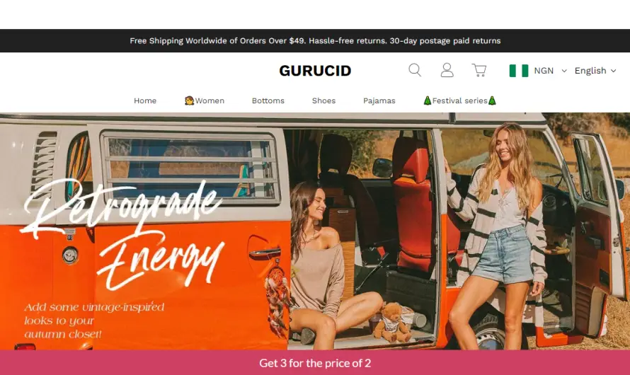 Gurucid Review 2023: NOT A Genuine Fashion Store! Beware!