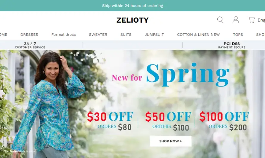 Zelioty Review 2023: NOT A Genuine Fashion Store! See Why.