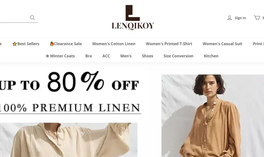 Lenqikoy Review 2023: Genuine store to shop from or pure scam? Check!