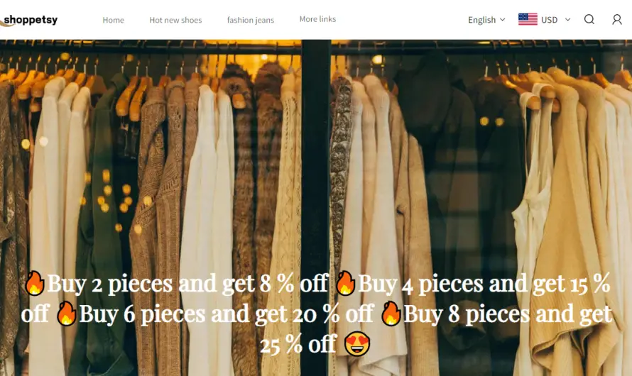 Shoppetsy Review 2023: Genuine store for trendy fashion or scam? Check!