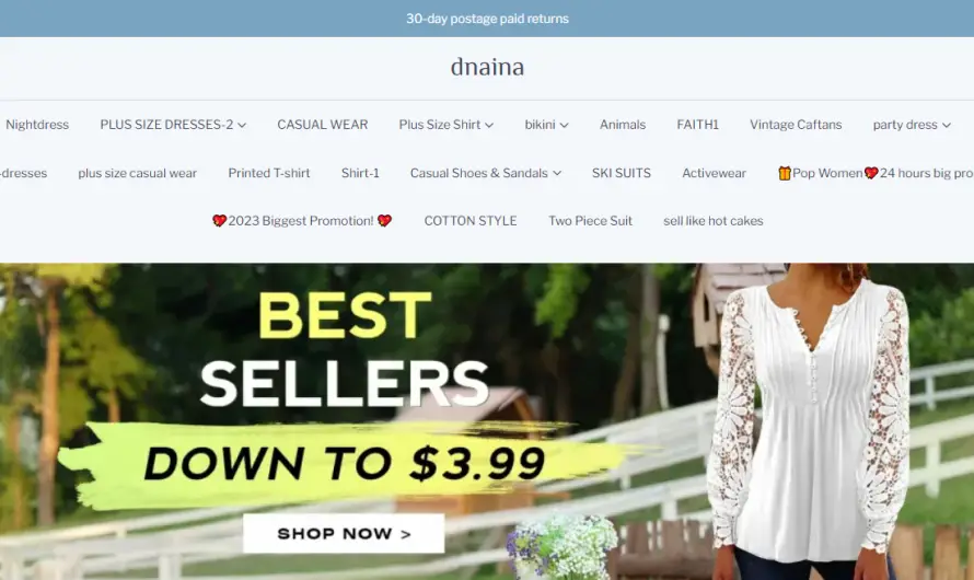 Dnaina Review 2023: Is dnaina.com the best store to shop from or pure scam? Check!