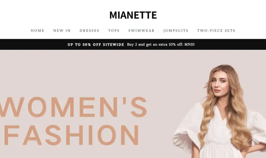 Mianette Review 2023: Best store for trendy fashion items or scam? Check!