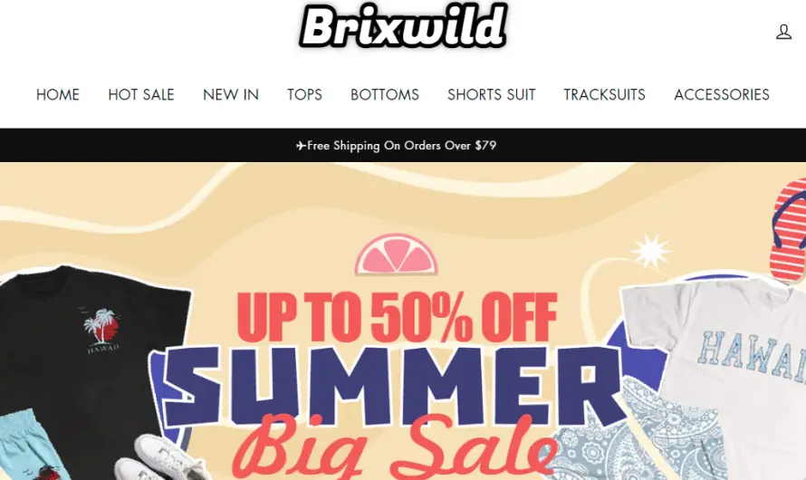 Brixwild Review 2023: Genuine store for quality fashion items or scam? Check!