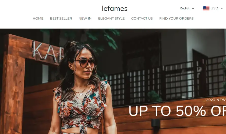 Lefames Review 2023: Genuine fashion store or pure scam? Check!