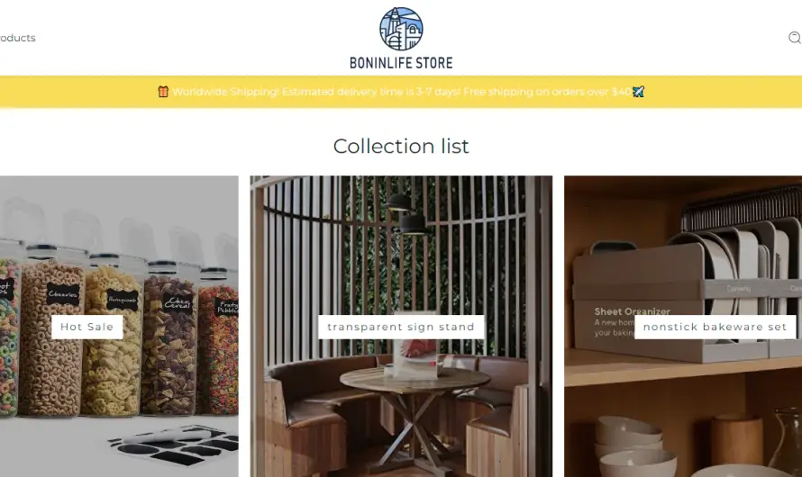 Boninlife Review 2023: Best store for quality items or scam? Check!