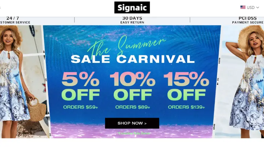 Signaic Review 2023: Best store for trendy wears or scam? Check!