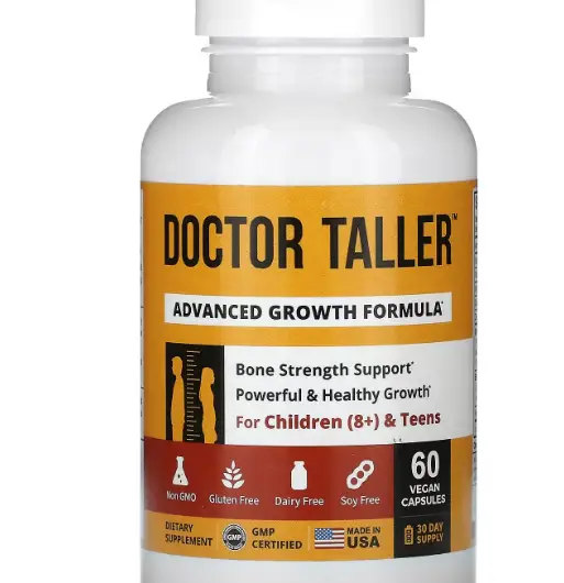 NuBest, Doctor Taller, Advanced Growth Formula, Children 8+ & Teens, 60 Vegan Capsules Review: Does it Really Work? Feel Free Find Out