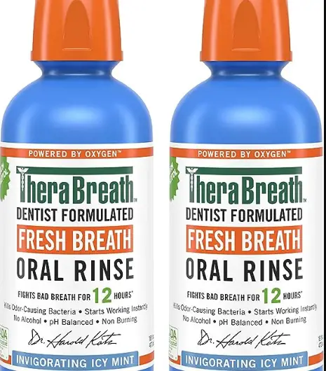 TheraBreath Fresh Breath Mouthwash, Icy Mint Flavor, Alcohol-Free, 16 Fl Oz (2-Pack): Does it Actually Work as Advertised? Feel Free to Find Out!