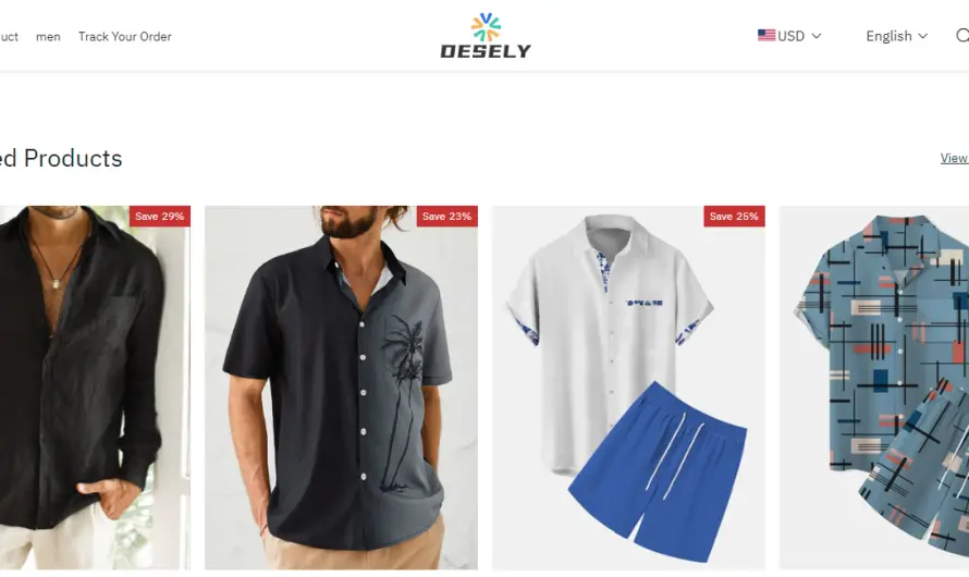 Desely Review: Best Store For Quality Men’s Wears Or Scam? Find Out!