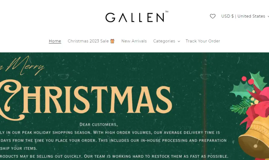 Gallen Review: Should You Trust This Fashion Store? Read To Know!