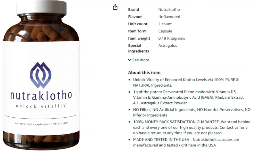 Nutraklotho Klotho Supplement Review: Is This Cardiovascular Support Supplement Truly Effective? Check!