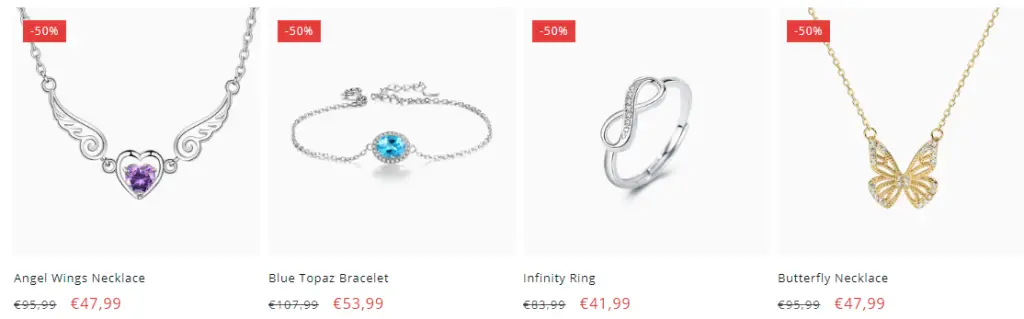 jewelries sold at bucavi store