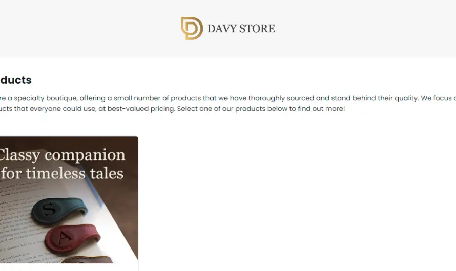 Davystore Review: Is This A Trustworthy Store To Shop From? Check!