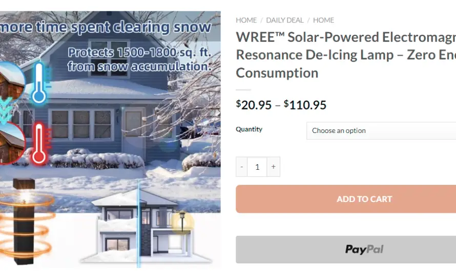 Wree Solar Powered Deicer Review: Fake Deicing Device! Truth Exposed-Do Not Buy!