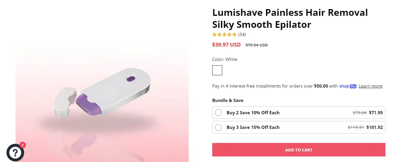 Lumishave