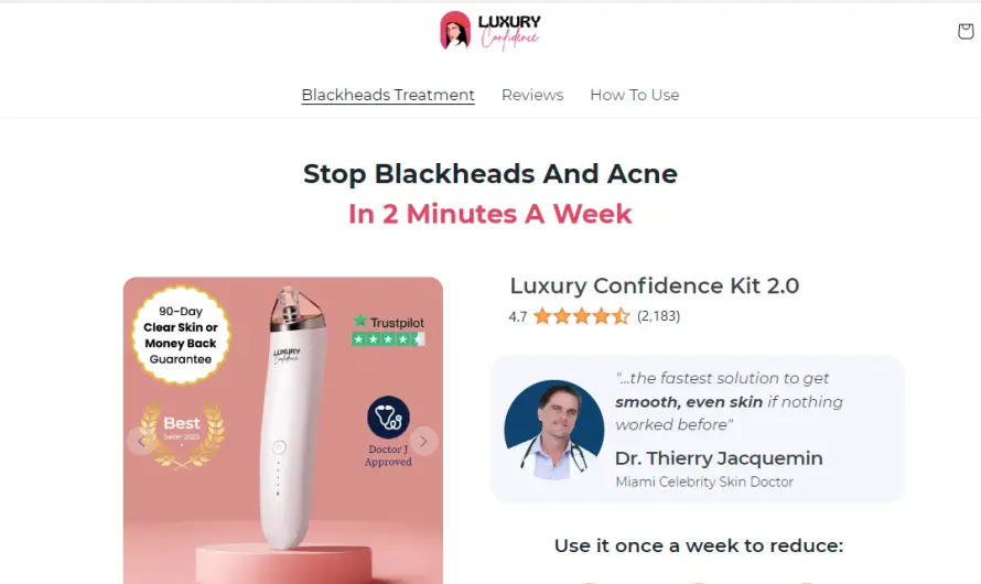 Is Luxury Confidence Blackhead Remover Truly Effective? Find Out!