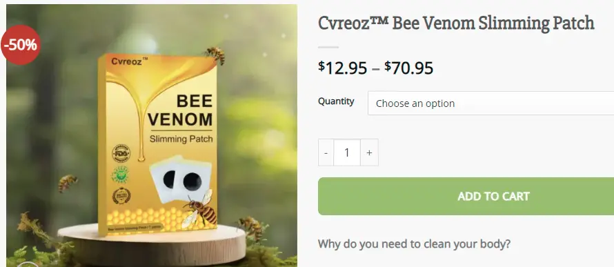 Is Cvreoz Bee Venom Slimming Patch Truly Effective? Read Before Buying!
