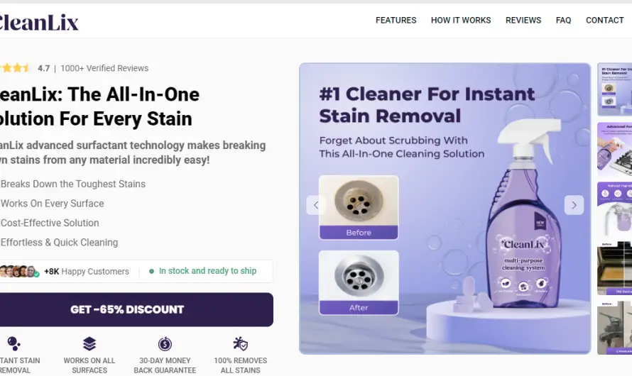 Does Cleanlix Cleaning Spray Truly Removes Dirt? Read Before Buying!